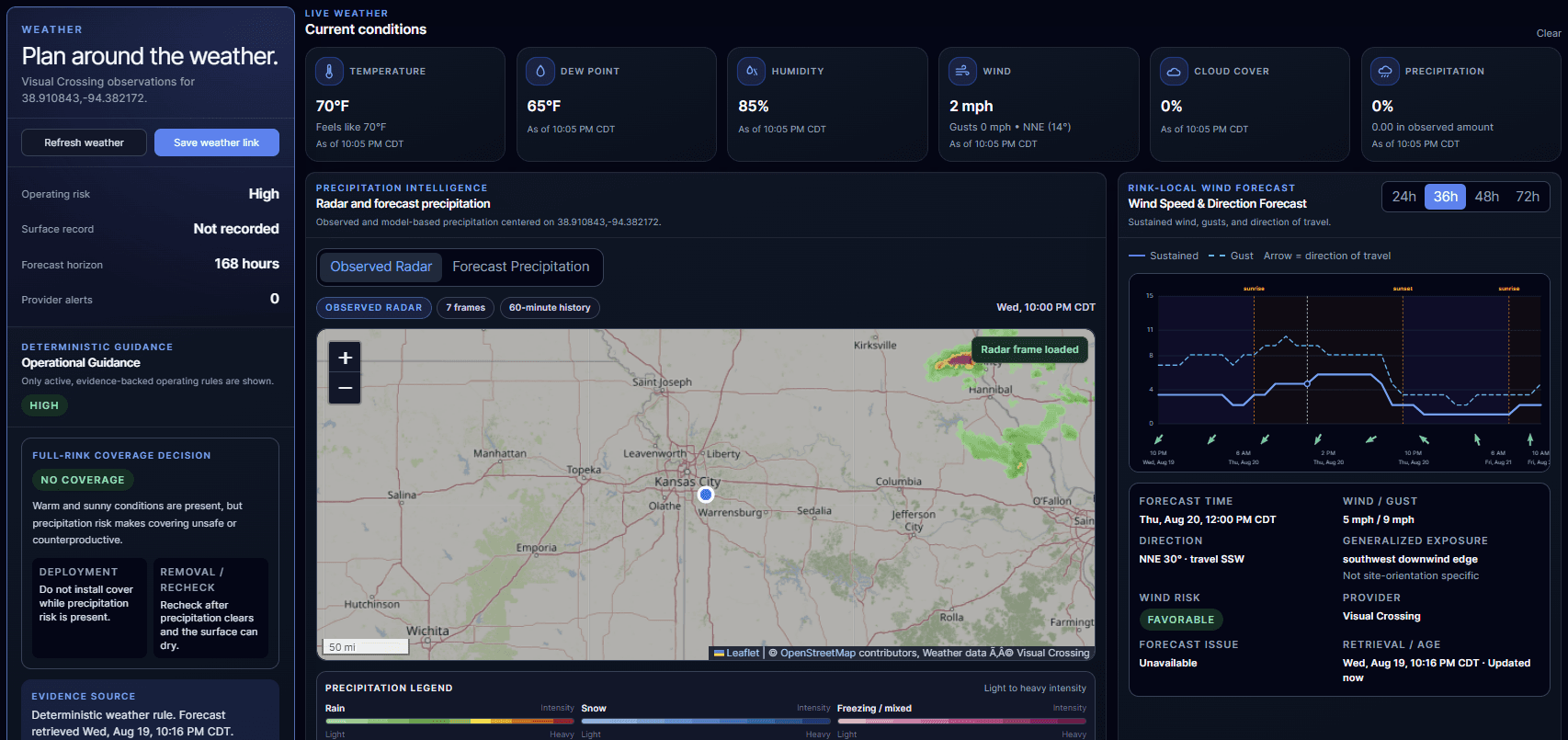 ODR Logic outdoor weather intelligence workspace